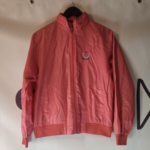 Charming Coral Windbreaker